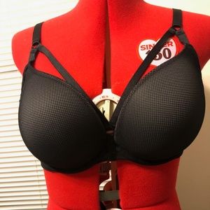 Torrid Mesh Push-Up Plunge Bra